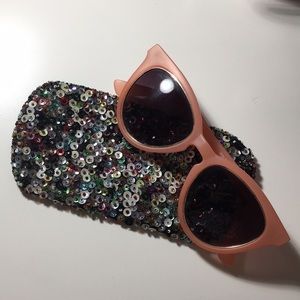 Vintage Sequined Glasses Case/Holder 👓